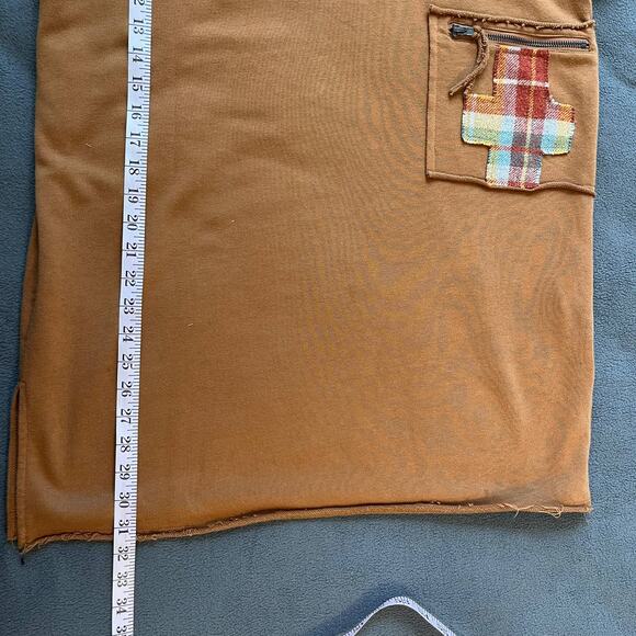 Lost Petal Linens Tunic Womens Sz Large Long Sleeve Lagenlook Top Distress Artsy - Picture 8 of 10